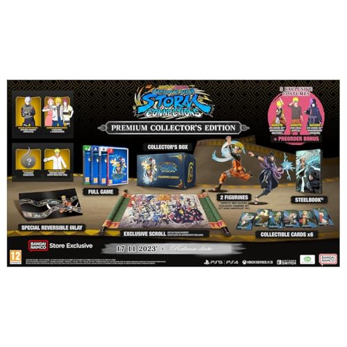 Naruto_Boruto Ultimate Ninja Storm Connections Premium Collector's Edition, Xbox Series X, Includes Figurines, Steelbook, Cards, Scroll image 5