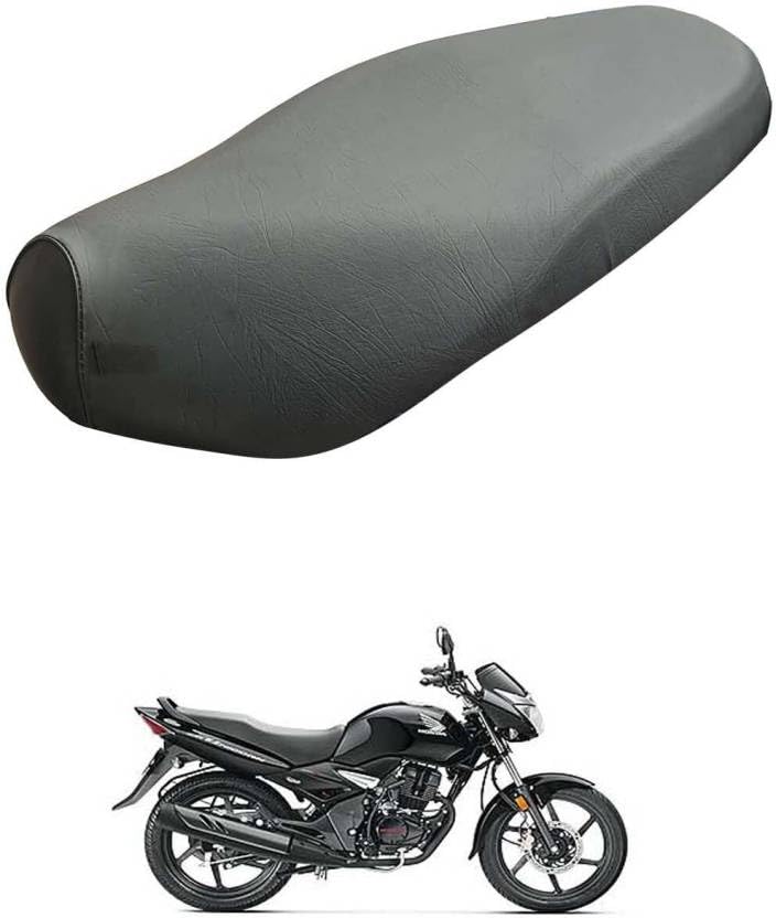 CARBOX CB Unicorn Bike SEAT Cover, PU Leather Black,Colour,6 mm Cushion Foam.Rope provided,Ready to fit,Quality and Fitting Tested-image-48