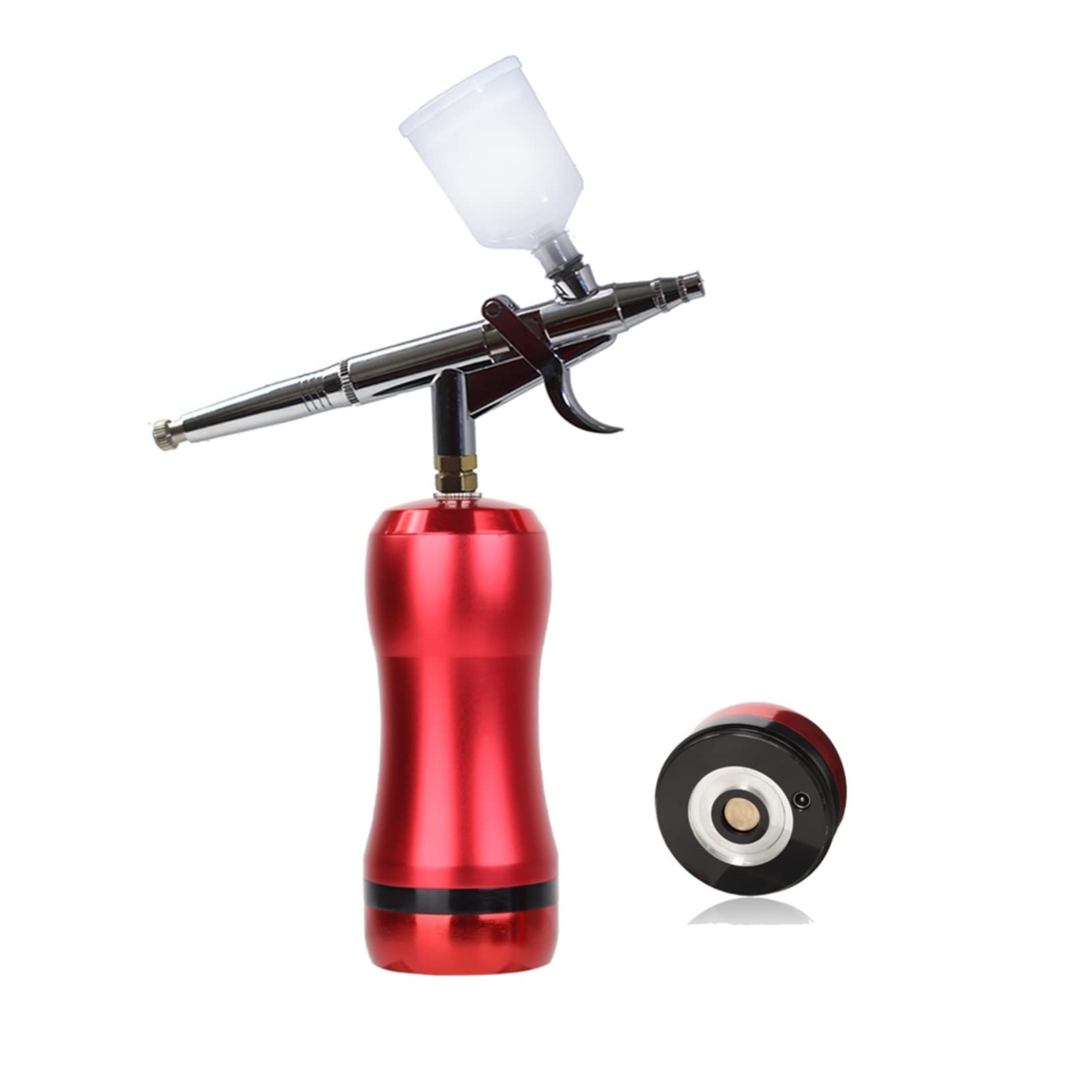 Pistolet à peinture Compresseur d'air Marque privée Mini aérographe personnalisé Remplacer la batterie Déclencheur personnel Oxygène Grande capacité Pistolet à peinture Pistolet à peinture pour la p