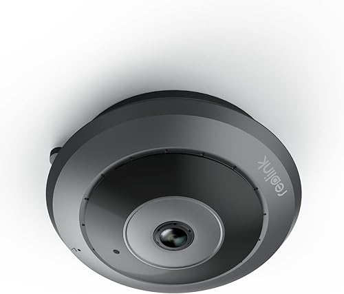 Miniatura 1 de REOLINK Cámara de seguridad WiFi ojo de pez, 2K+ 6MP 360° Panorama, 2.4/5GHz WiFi Cámara de seguridad inalámbrica para interiores, detección de
