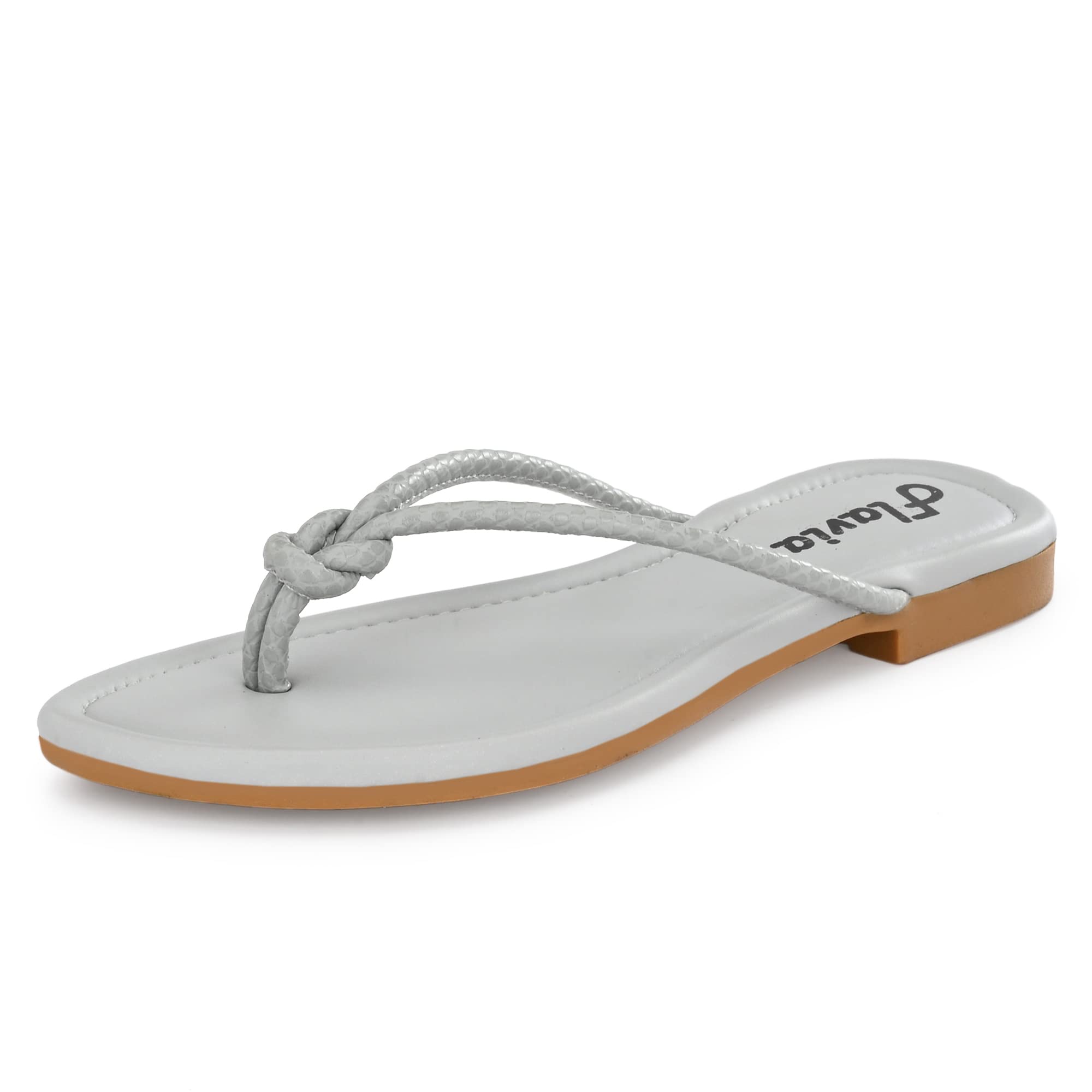 Flavia womens FLS-2 Sandal GREY 8 (B0B6J92X3J) Amazon Price History, Amazon Price Tracker