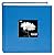 Fabric Frame Cover Photo Album 200 Pockets Hold 4x6 Photos, Sky Blue