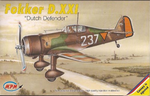 MPM 72517 montageset Foker D.xxi Dutch Defender schaal 1/72
