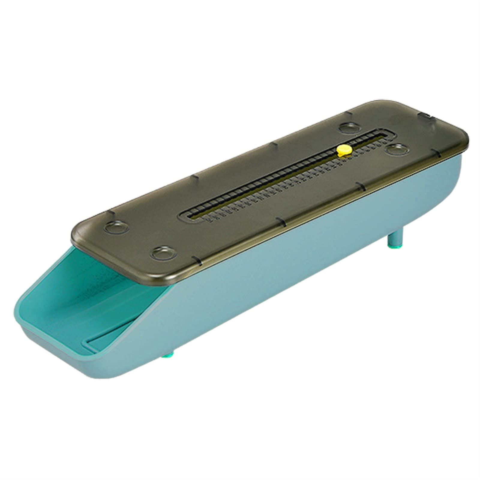 Cesta de Huevos Caja de Huevos para Nevera Contenedor de Huevos rodante Nevera Contenedor de Almacenamiento de Huevos para Nevera Apilable (Azul)