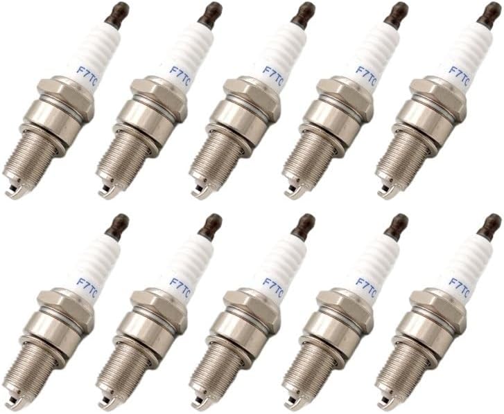 10Pieces F7TC Spark Plug for Garden Machinery 4 Stroke Engine GX120 GX160 GX200 GX240 GX270 GX340 GX390