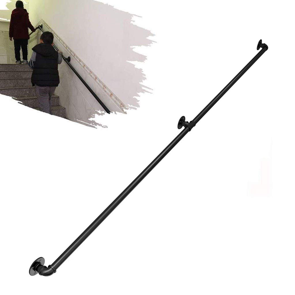 Main courante de tuyau de fer pour personnes âgées évitant les chutes dans les escaliers