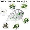 Herb Stripper, Jiaedge Green 9 holes Stainless Steel Kitchen Herbs Leaf Stripping Tool, Metal Herb Peeler for Kale, Collard Greens, Thyme, Basil, Rosemary Stripper #5