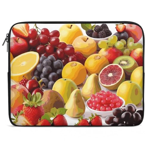 Pochette ordinateur portable 10 à 17 pouces Fresh Fruits étui néoprène