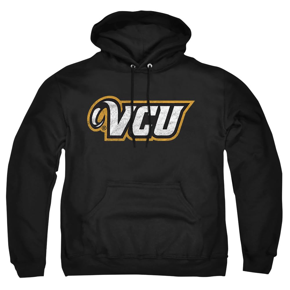 LOGOVISION Official Collegiate Distressed Primary Logo Adult Pullover Hoodie Collection — view 488