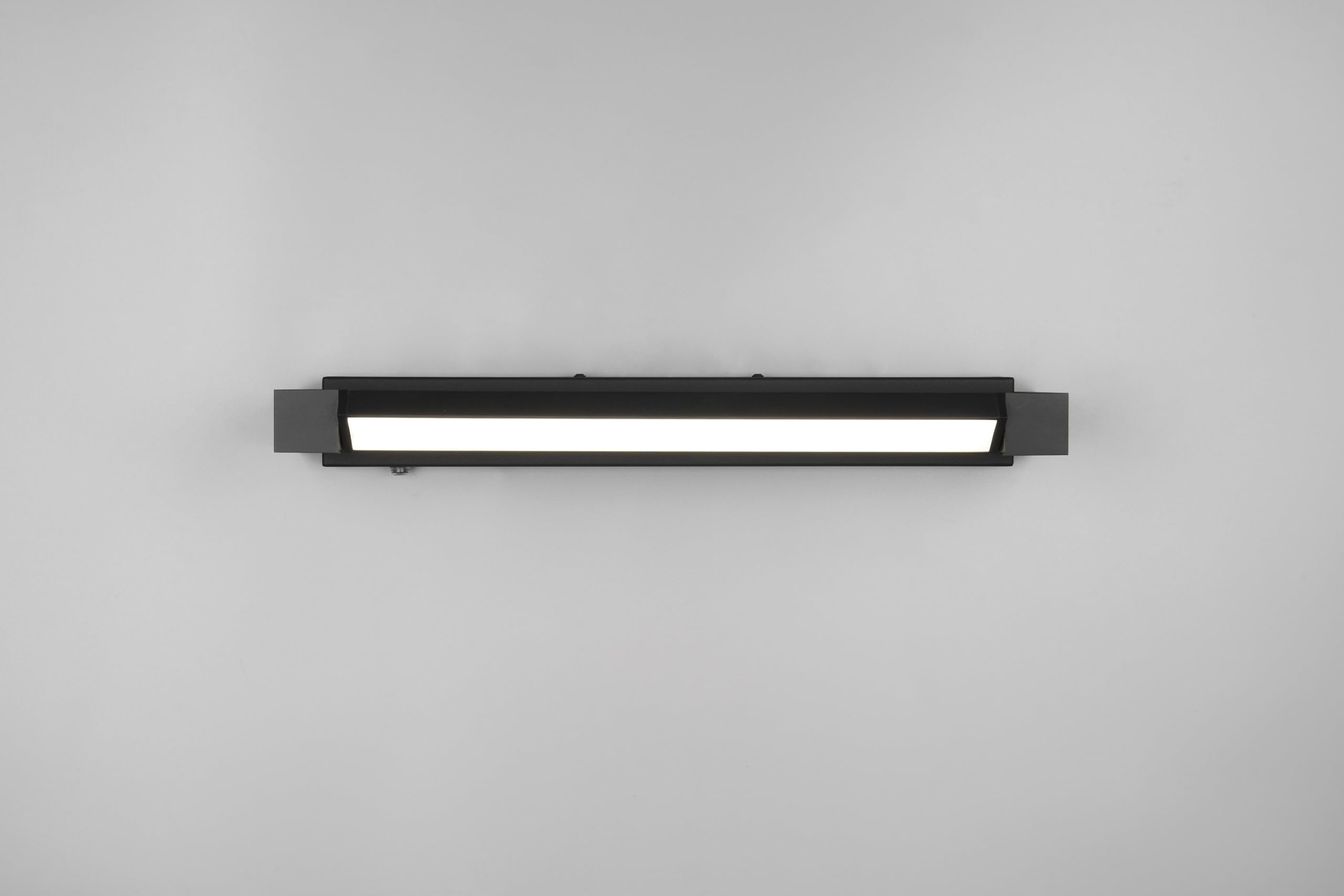Trio Leuchten FABRIZIO LED Applique de salle de bain 9W Aluminium Noir mat Dimmable Couleur réglable