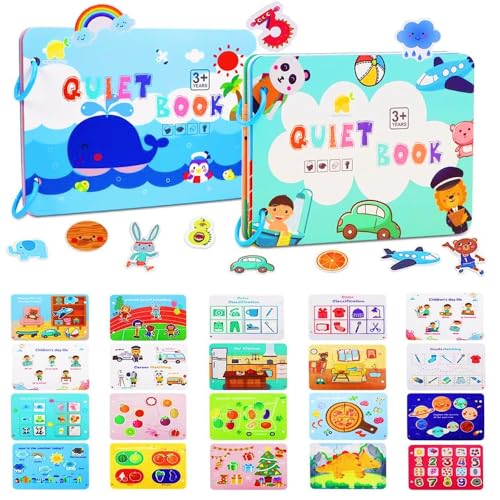 Yeahbo Quiet Book Montessori 2-5 Anni