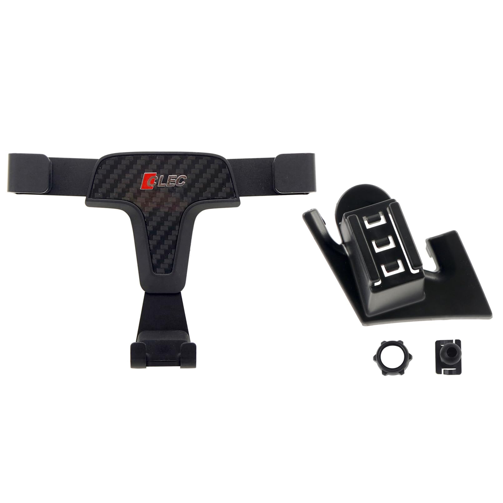 ITrims Car Phone Holder for Ford Escape 2013-2019 Dashboard Mount Cell Phone Cradles Adjustable Phone Stand Holder Universal Compatible with Most Smartphones (Carbon Fiber)