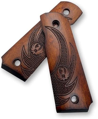 Miniatura 3 de 1911 Grips, Ruger Grips, 1911 Accesorios, 1911 Ambi Safety Cut Grips, 1911 Tamaño completo, para Ruger, Colt, Kimber, Taurus, Remington y se adapta
