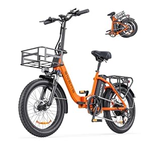 ENGWE L20 SE E-bike, elektrische vouwfiets, 20 inch, diepe instap, 140 km bereik, 36 V, 15,6 Ah accu met mand