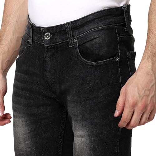 Image of Spykar Men's Skinny Fit Low Rise Jeans