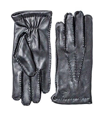 Guantes de cuero de ciervo HESTRA Matthew con forro de lana unisex para ciudad y campo