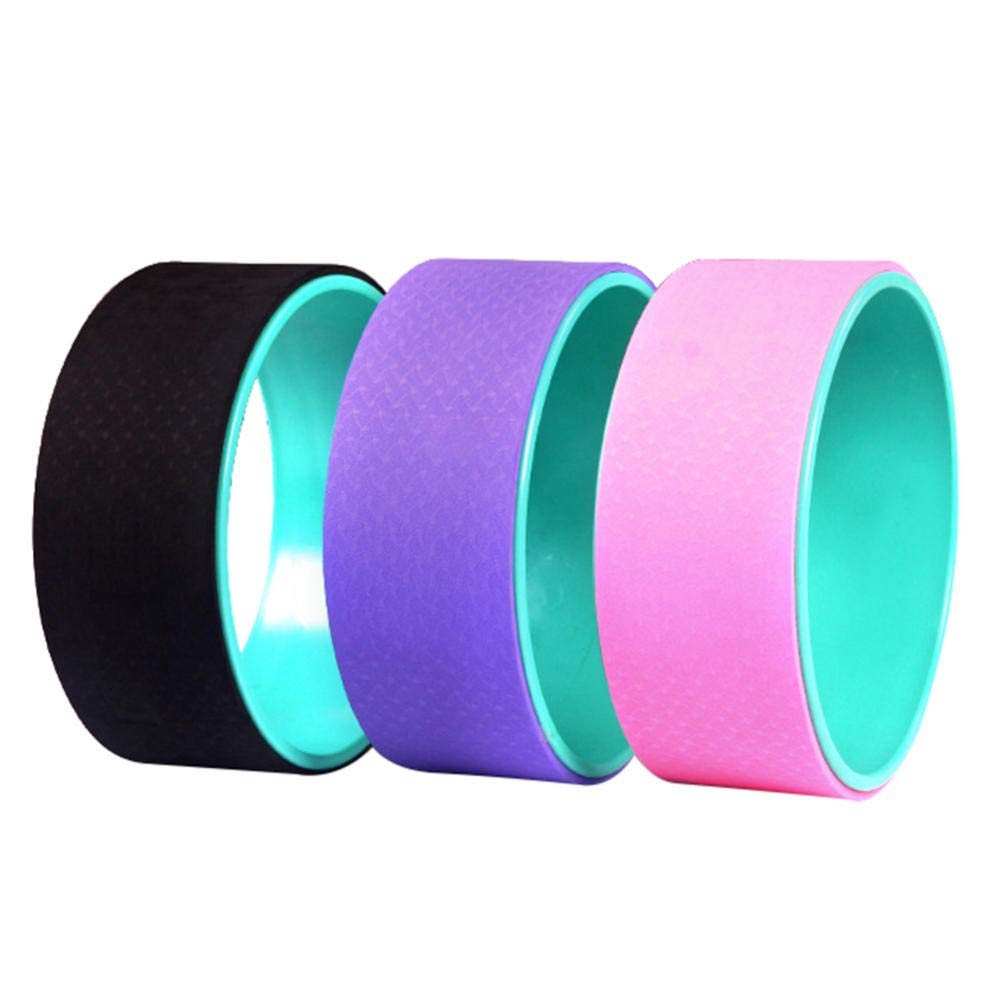Cerchi for yoga, Pilates, ginnastica, fitness, stretching for la schiena, rullo, anello, ruota, equilibrio, accessorio, cerchi for, posizione del Dharma