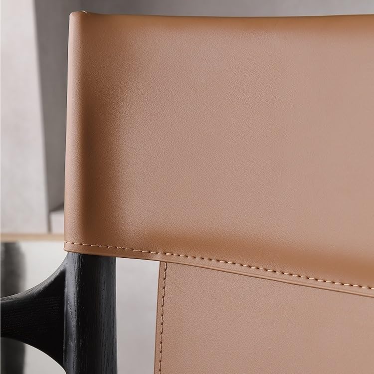 Office Chair Italian Saddle Leather Dining ChairArmrest Back Chair Gaming Chair