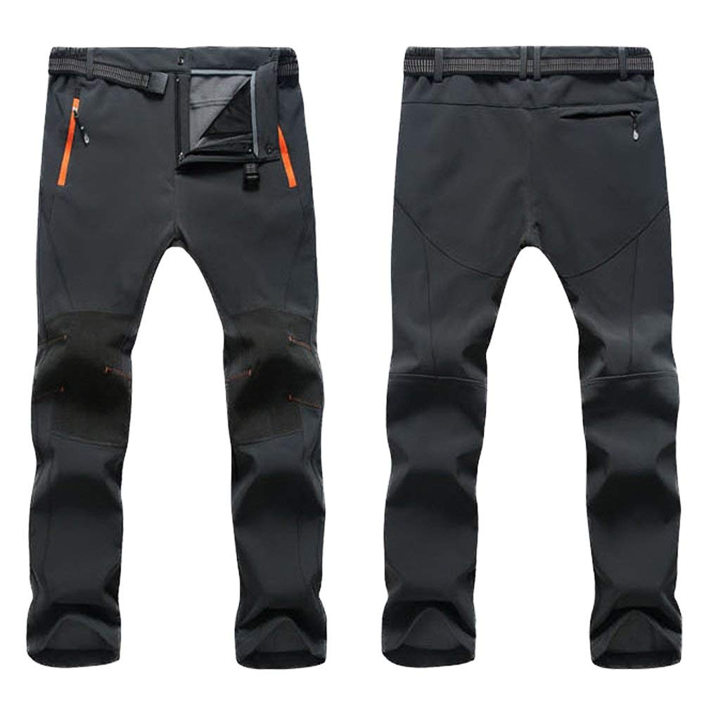 Hydrofuge Pantalon Coupe-Vent à Séchage Étanche Rapide pour Camping et Randonnée Pêche Escalade en Plein Air Épaississement de la Chaleur Hommes Pantalons