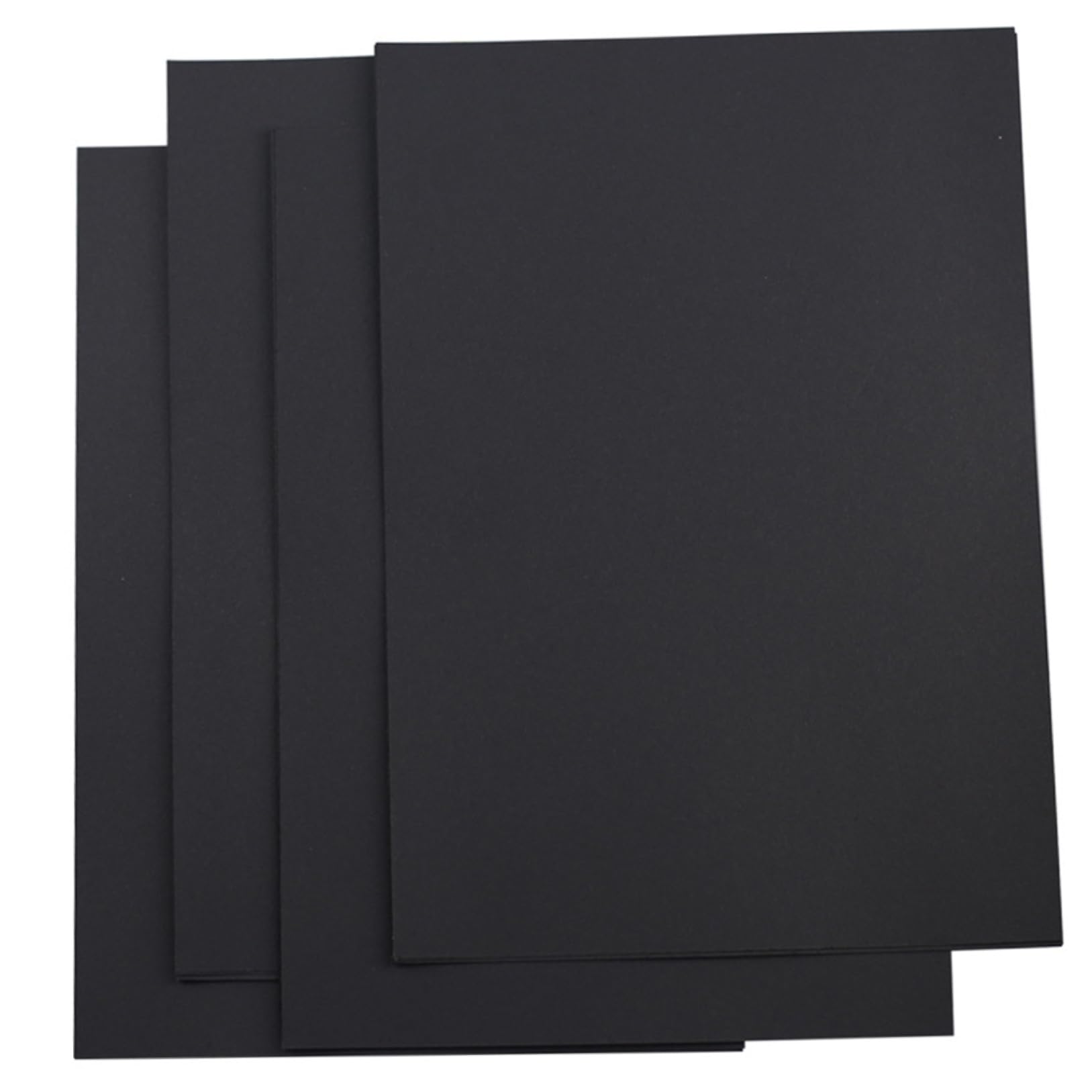 Operitacx 100stücke Schwarzes Kraftpapier M² Dickes Blankopapier Für Diy Malen Zeichnen Karten Und Scrapbooking Elastisch Für Kreative Projekte Geeignet
