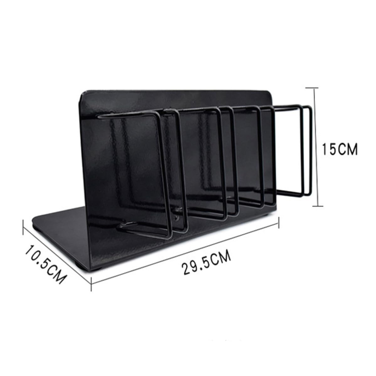 Acero Soporte Inoxidable para Cabello de Profesional Cortadora Negro