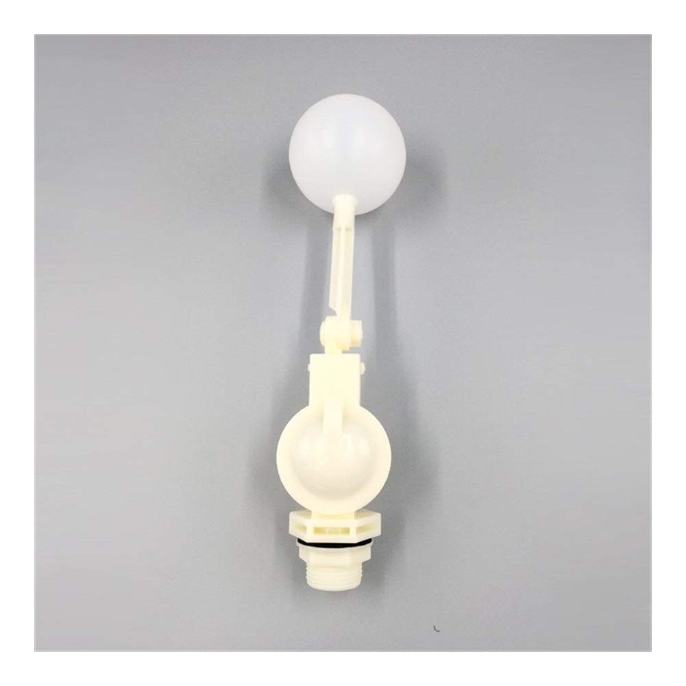 Control del Nivel de Agua líquida DN15 DN20 1/2 3/4 Pulgada DN25 1 Pulgadas BSPT Hilo Flotador de plástico válvula de Bola de Piscina del Tanque de flotación Ajustable Válvula YIJIAN (Size : DN15)