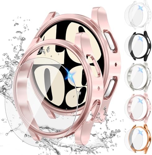 Tensea [5+5Pack for Samsung Galaxy Watch 6 Screen Protector Case 40mm