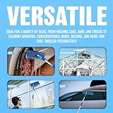 3m 9ft Aluminium Telescopic Water Brush - Fed Window Strong Quality Durable Long Lasting Wash Metre Foot Squeegee | Expandable Extendable | Car Van Trucks Caravans Conservatories Boats - Image 7