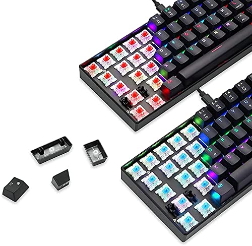 Teclado Gamer Feiyx Mecánico USB QWERTY Compacto miniatura 6