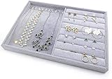 Organizador de joyas multifunción podría organizar collar, anillos, aretes, etc