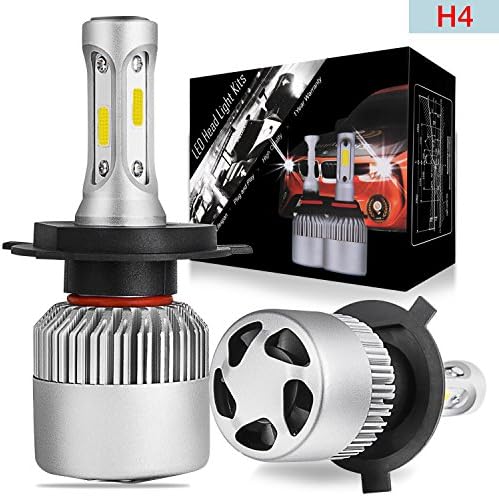 LED Headlight Bulbs Conversion Kit OFFROADTOWN H4 OSRAM Chip 15000 Lumen Extremely Bright 150w Cool White 6000K