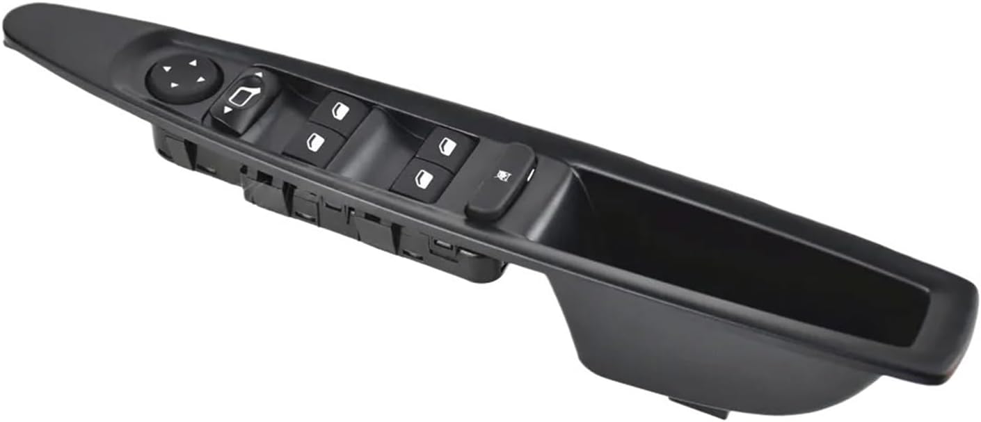 Compatible with Citroen C4 2004-2010 Front Left Driver Power Window Control Switch Car Automatic Window Lifter Button With Panel Accessories(Manual Rearview)