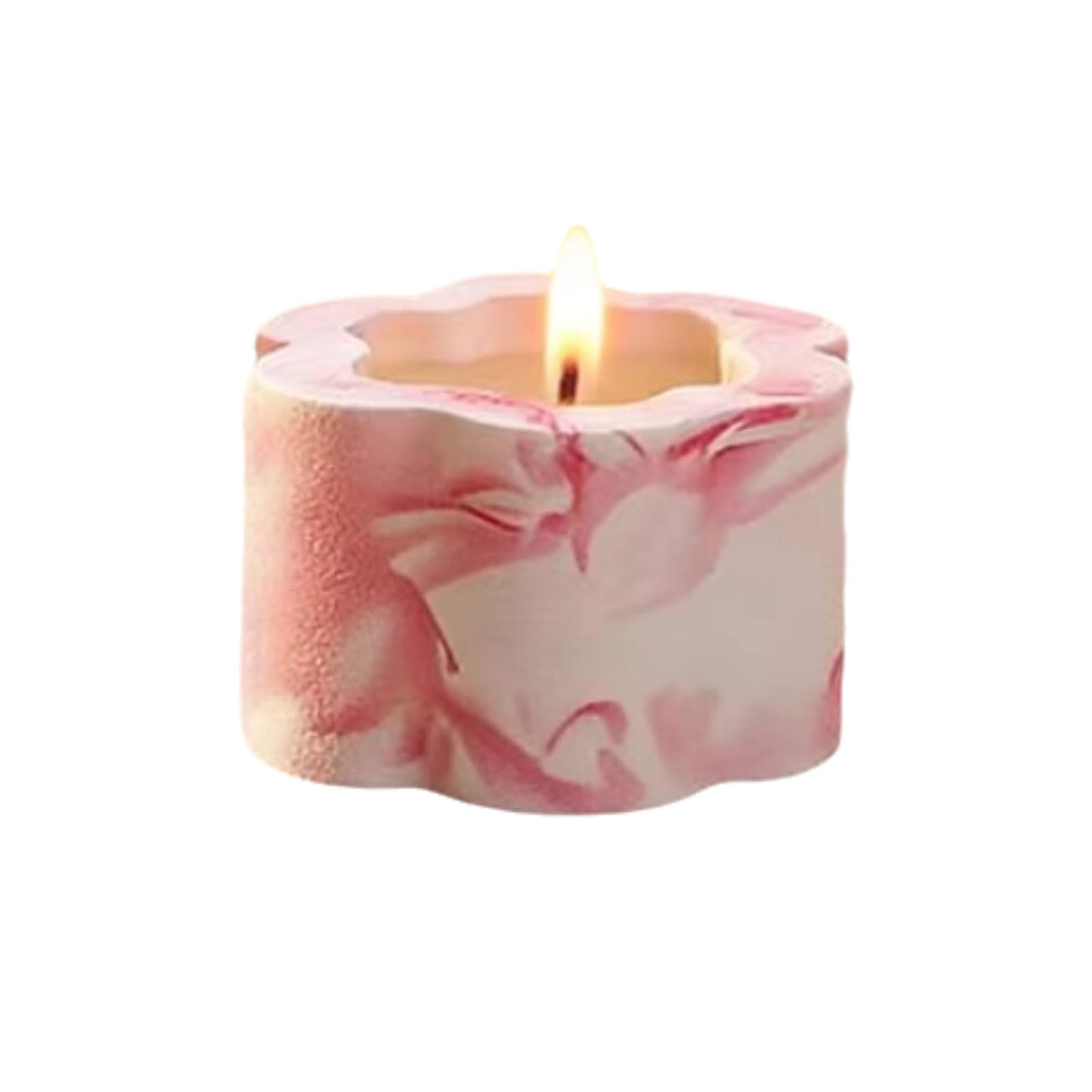 Fhvkrbtx Pale Red Scented Candle, Soy Wax Mini Aroma Candles 45 Hour Burn Time Multicolor 9Pcs Home Decor(Pale Red)