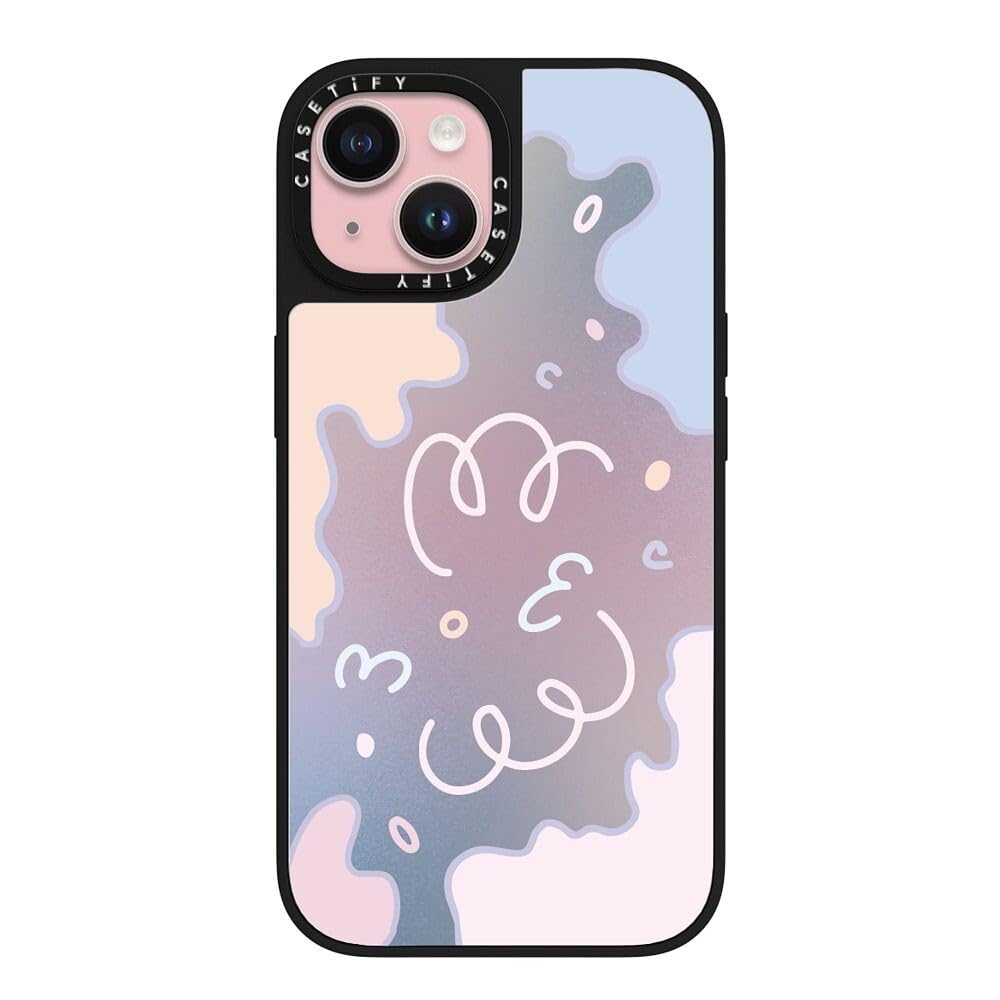 Protection 1,5m coque miroir iPhone 15 CASETiFY compatible avec MagSafe pastel