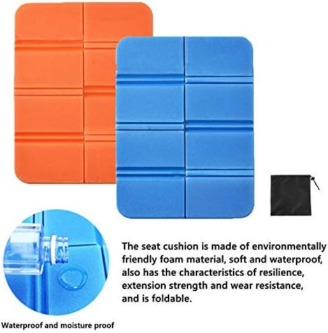 2PCS Folding Foam Sit Mat Thermally Insulated Folding Seat Pad Moisture-Proof Folding Seat Mat XPE Portable Waterproof Mat for Outdoor Camping Park Picnic Hiking Playground