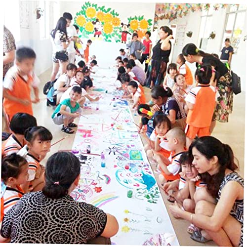 Stobok 3Pcs Roll Refill Art Kid Arts Easel Crafts Diy White， Children Office Board Craftscm Watercolor Cm Paints Tracing Sketch *Cm Professional Wrapping Kids Craft Bulletin Wall #TOP4