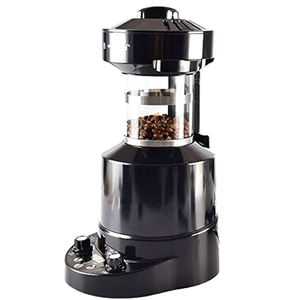 FURLOU Tostatrice elettrica Professionale per Chicchi di caffè, tostatrice Automatica per caffè ad Aria, con Timer, velocità del Vento Regolabile, Regolazione Aria Fredda/Calda, per Bar, ristoranti