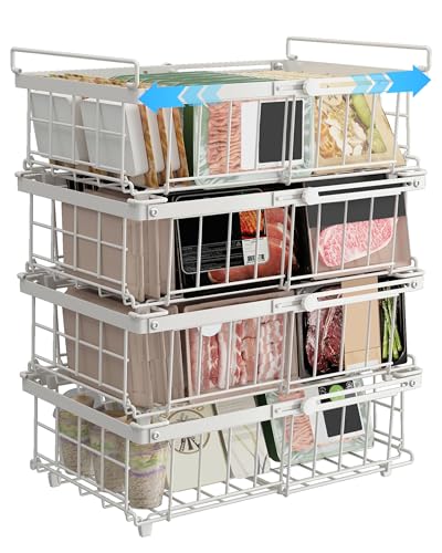 UMDONX 4-Pack Expandable Stackable Chest...