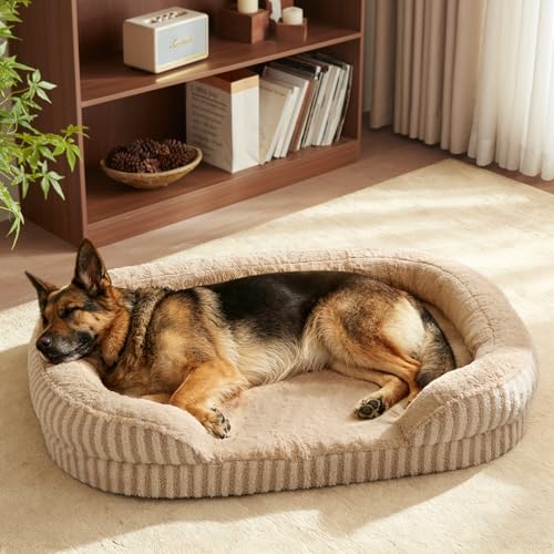 MIXJOY Orthopedic Dog Beds Large Sized Dog,Washable XXL Large Dog Bed,48"