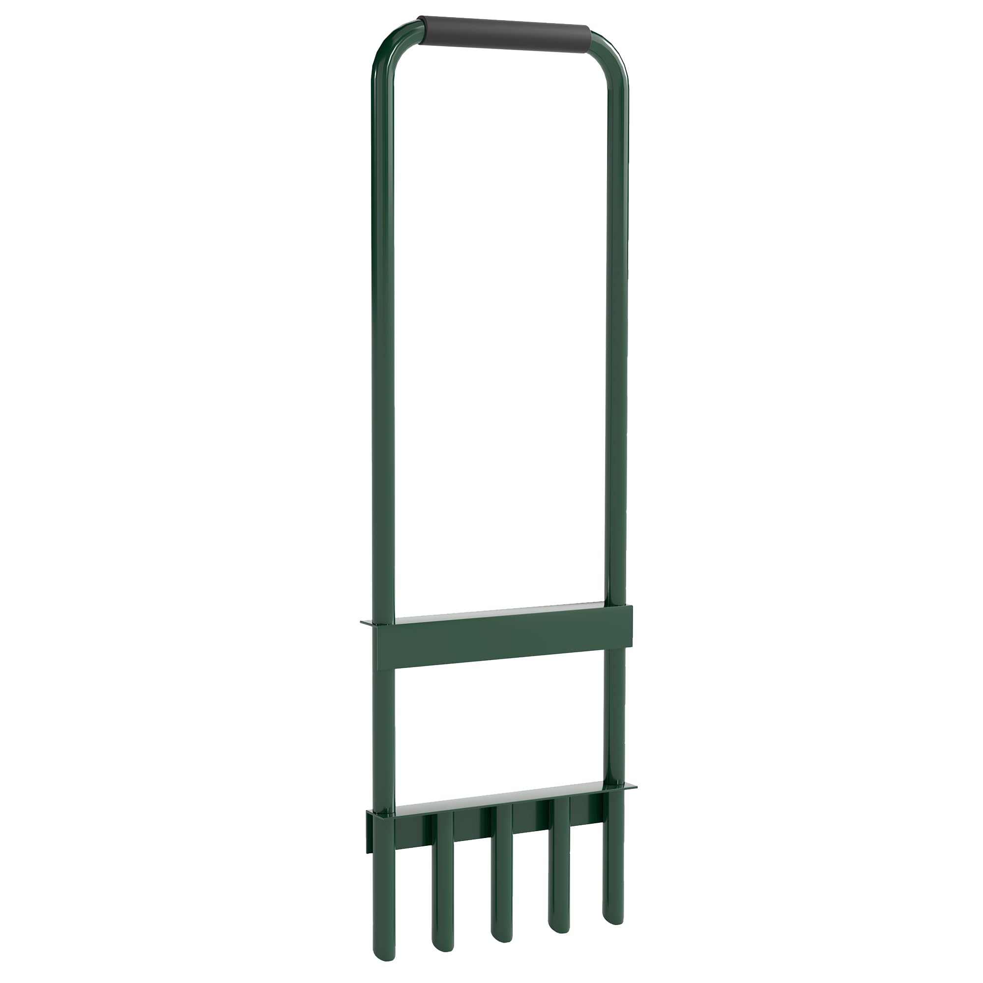 Outsunny Arieggiatore per Prato Manuale 30cm Manico Antiscivolo