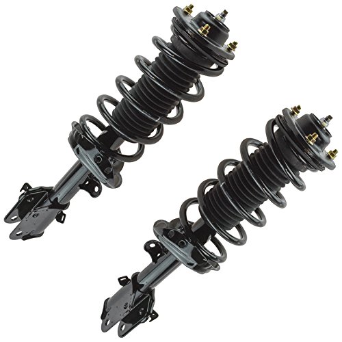 Image of TRQ Front Driver and Passenger Side Strut and Spring Assembly Set Loaded | TRQ Front Driver and Passenger Side Strut and Spring Assembly Set Loaded