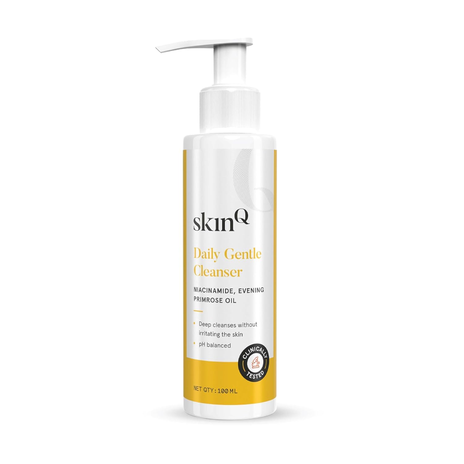 SkinQ Daily Glow Cleanser - An Active Daily Face Cleanser that Cleanses and Soothes without drying for Glowing Skin