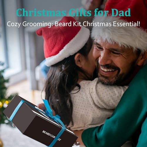 Gifts for Dad, Beard Kit & Keychain - Practical & Thoughtful Combo, Birthday/Christmas Gifts for Dad/Stepdad/Father/Daddy, Men's Self-care Set & Constant Keepsake, Dad Gifts from Kids Son Daughter - Image 3
