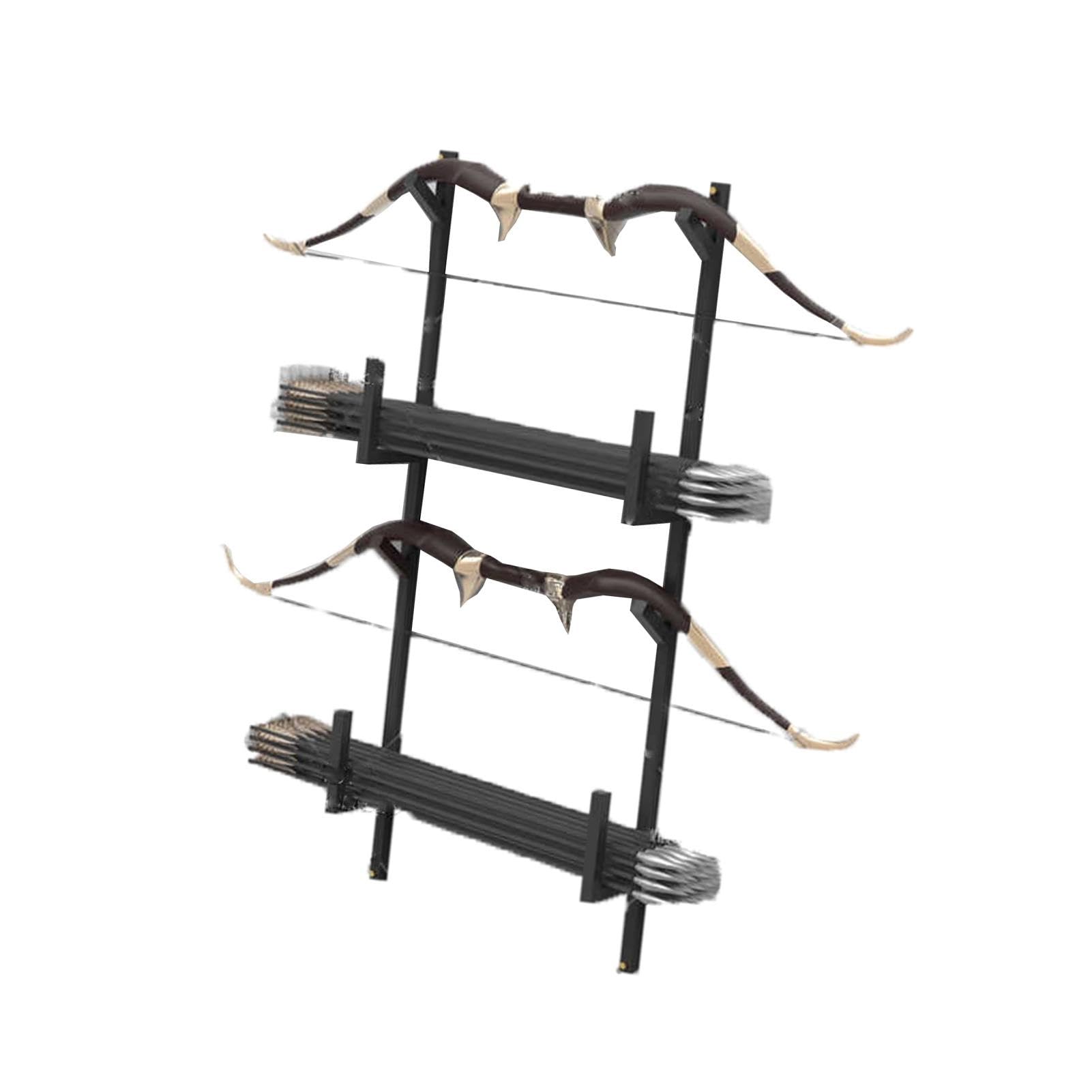 Soporte For Arco De Tiro Con Arco Montado En La Pared (solo Estante)