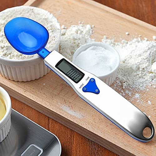 Dokładna miarka elektroniczna cyfrowa łyżka skala 500g 0.1g waga kuchenna zestaw łyżek z miarką z 3 szt. Łyżek