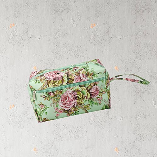 Image of COHEALI Handbag Xcm Organizer Cloth Holder Supplies Accessories Ball Printed Handbag Size:large - Wool Knitting Square Crochet Flower Bag Storage Tote Diy Oxford Yarn Floral