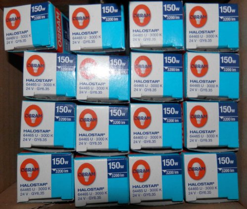 Preisvergleich Produktbild Osram Halogenleuchtmittel GY6.35 24V U 2000h 150W EEK: C