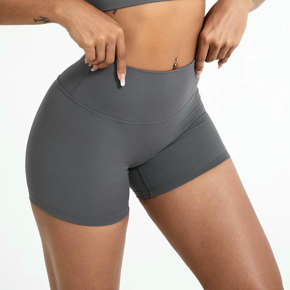 Bielizna modelująca spodenki sportowe damskie podnoszące pośladki legginsy fitness damskie slim fit spodenki gimnastyczne szorty do jogi z wysokim stanem - różowe-XL, różowy, XL