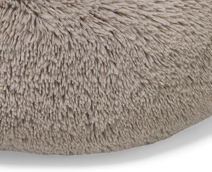Petco Faux Fur Donut Curler Pet Bed 23 L x 23 W x 9 H Small