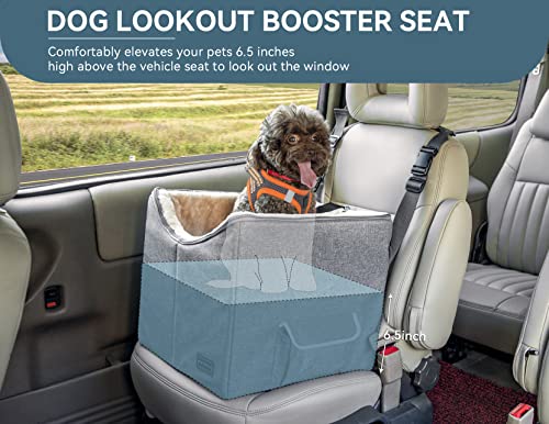 Koera autoistmekate – eemaldatav, pestav suurus Small, värv Grau&Grün (Petsfit)
